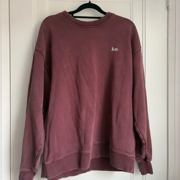 Kith Burgundy Crewneck Sweatshirt - Picture 5 of 10